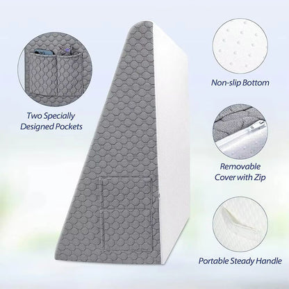 Orthopedic Wedge Pillow For Sleeping  Elevated Triangle Foam Support For Acid Reflux PostSurgery Re 1
