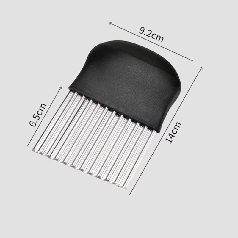 Stainless Steel Crinkle Cutter  Wavy Vegetable  Potato Slicer Knife 8