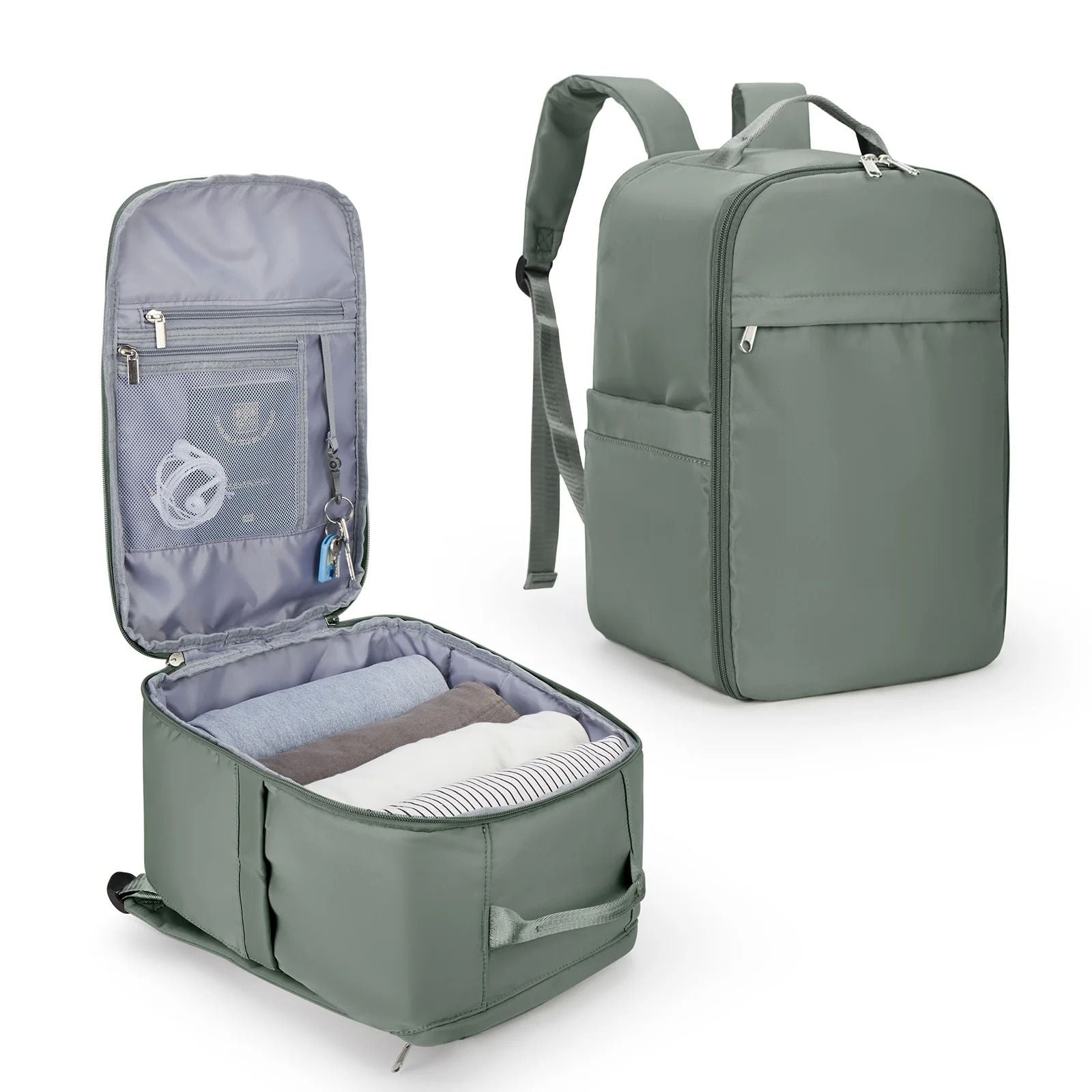 Cabin Sized Travel Backpack  Fits Strict Airline Carry On Limits 11
