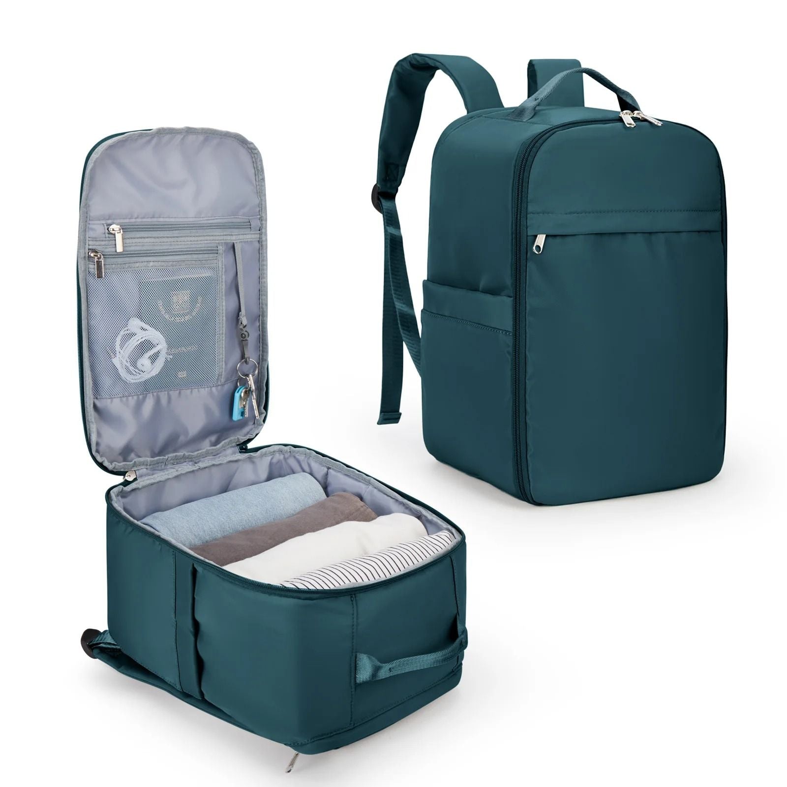Cabin Sized Travel Backpack  Fits Strict Airline Carry On Limits 12