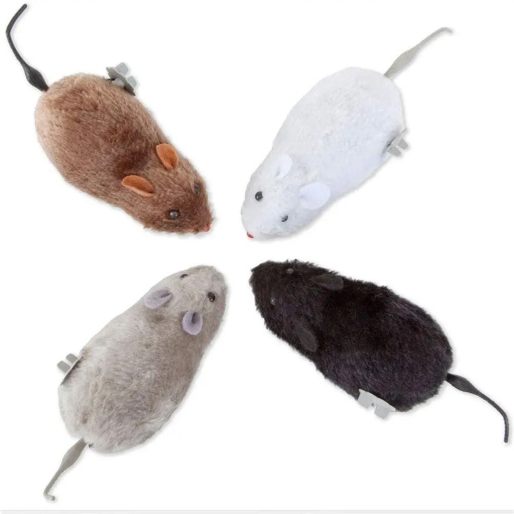 Lifelike Plush Running Mouse Toy For Cats And Pets 2