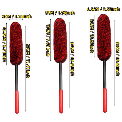ProClean Bendable Wheel Brush Set  Deep Cleaning Car Rim  Tire Detailing Tool 1