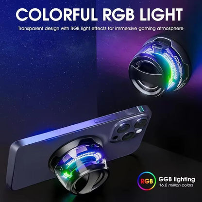 MagWave Portable Bluetooth Speaker  Magnetic Wireless Mini Speaker With RGB Lights  Phone Holder 1
