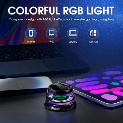 MagWave Portable Bluetooth Speaker  Magnetic Wireless Mini Speaker With RGB Lights  Phone Holder 4