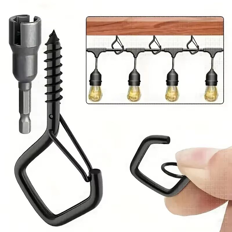 10Pcs Square Snap Safety Hooks  HeavyDuty Bonsai Hanging Hooks With Secure Buckles For AntiDrop Sup 5