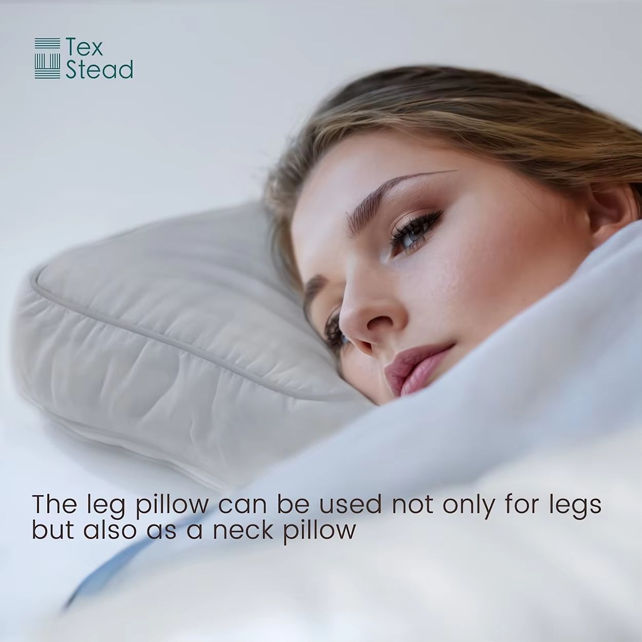 ErgoRest Memory Foam Knee Pillow With Adjustable Strap  Orthopedic Side Sleeper Support For Pregnan 1