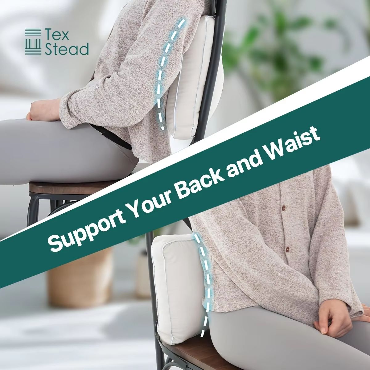 ErgoRest Memory Foam Knee Pillow With Adjustable Strap  Orthopedic Side Sleeper Support For Pregnan 4