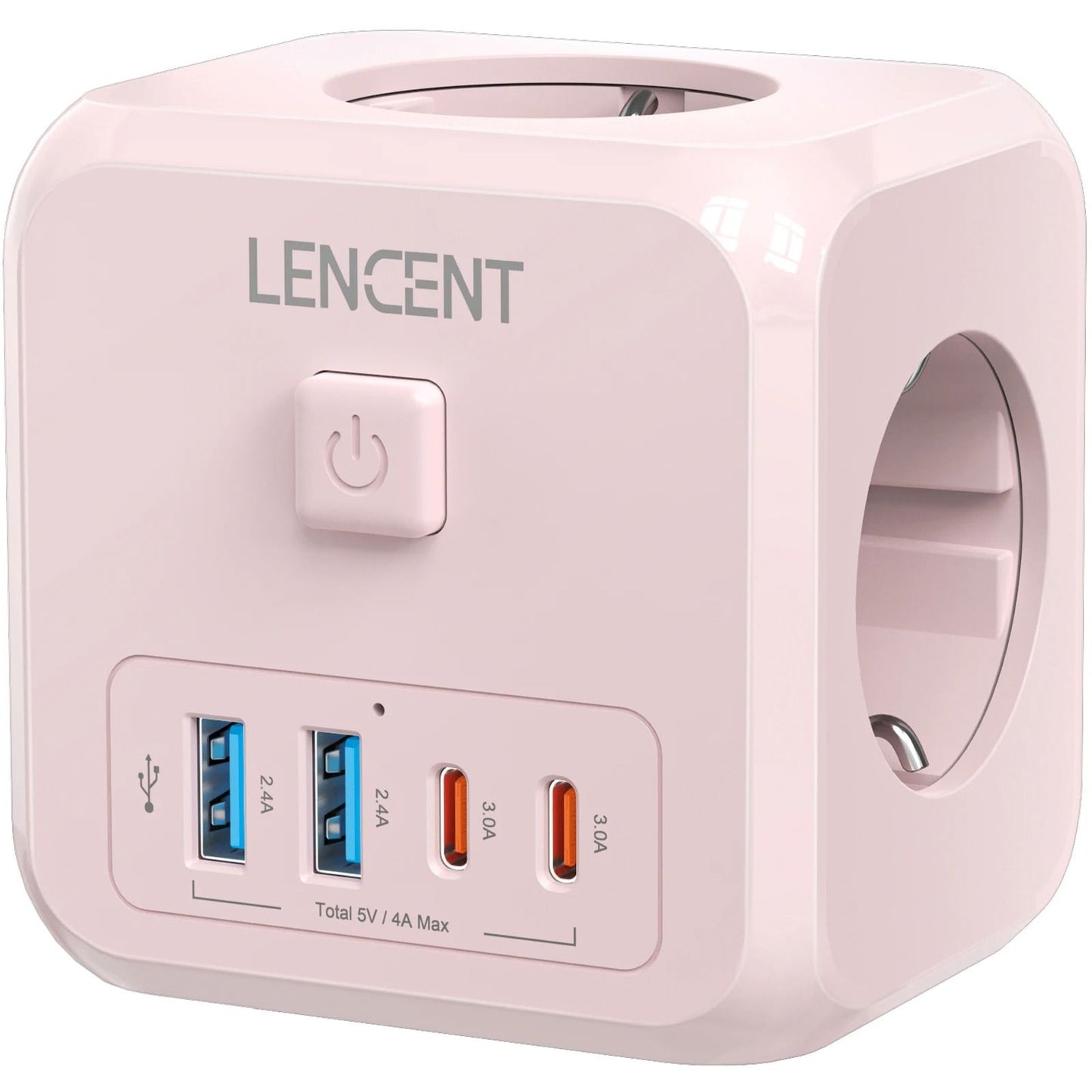 7 In 1 EU Plug Wall Socket Extender With USB A And USB C Ports 10