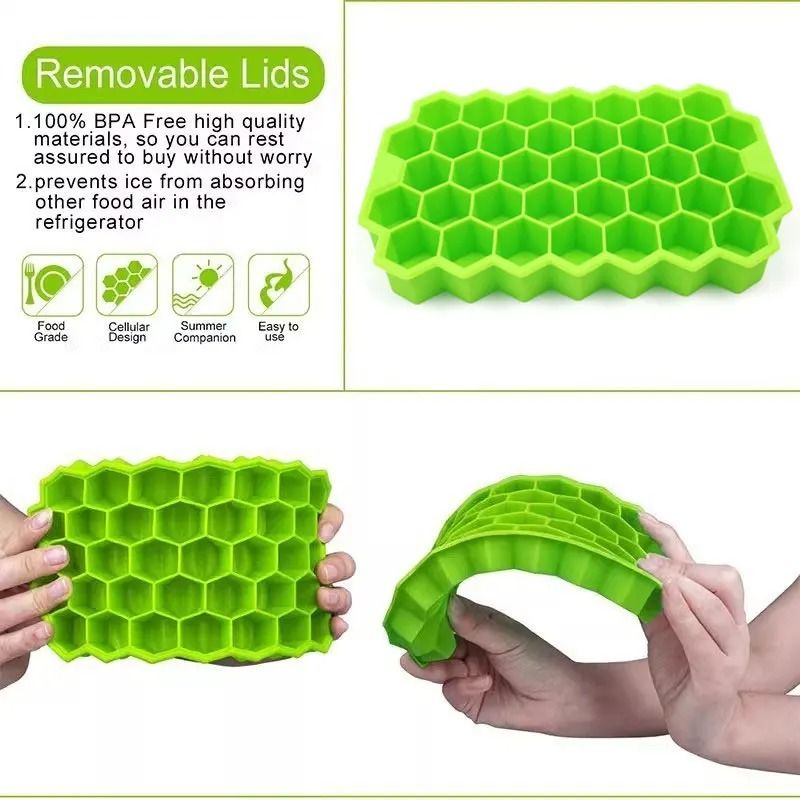 Honeycomb Cube Tray DIY Ice Mold 2
