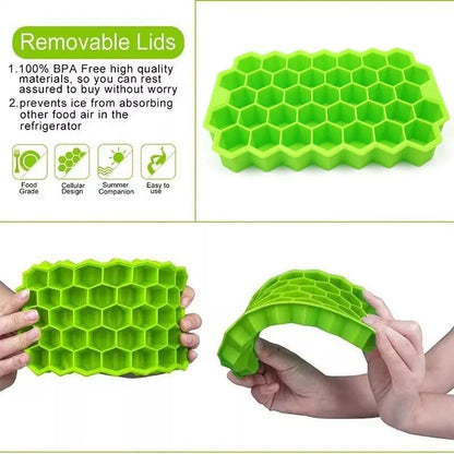 Honeycomb Cube Tray DIY Ice Mold 2