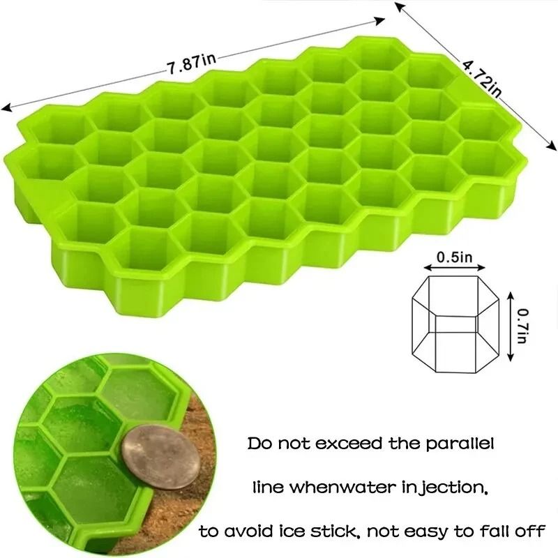 Honeycomb Cube Tray DIY Ice Mold 4