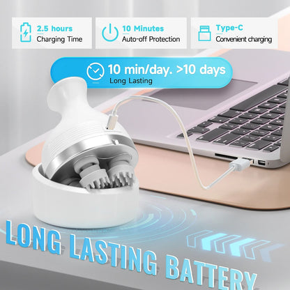 Electric Smart Head Massager Deep Tissue Neck And Scalp Relaxation Device 3