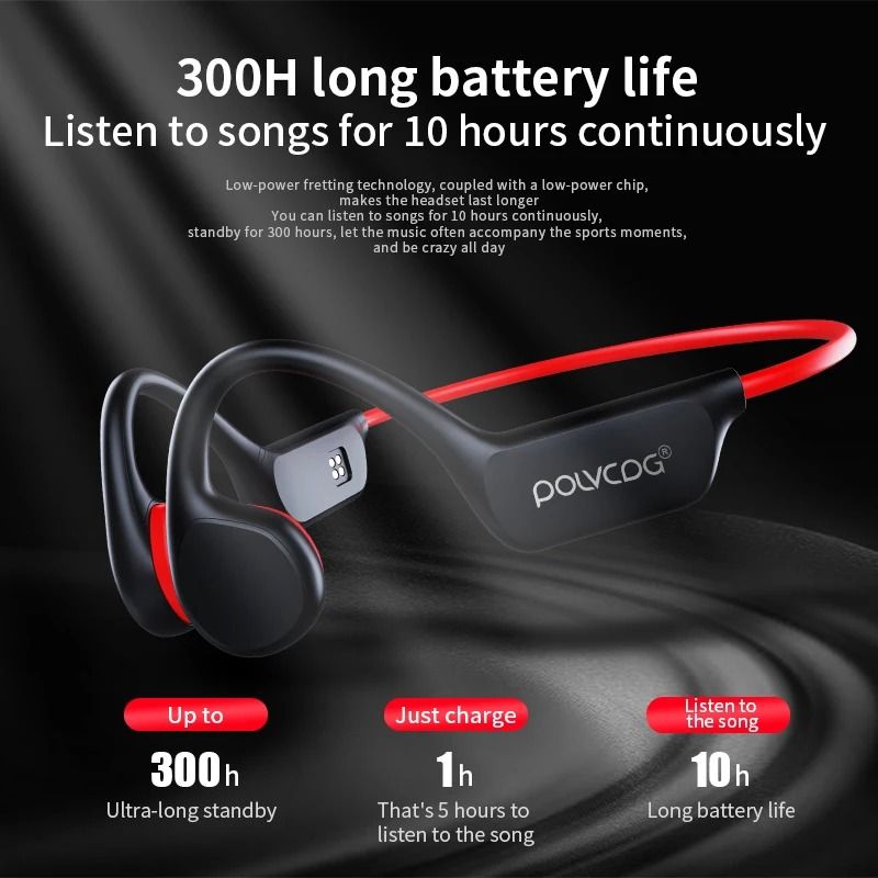 Bone Conduction Waterproof Headset With Bluetooth 53 And 32GB Storage 1