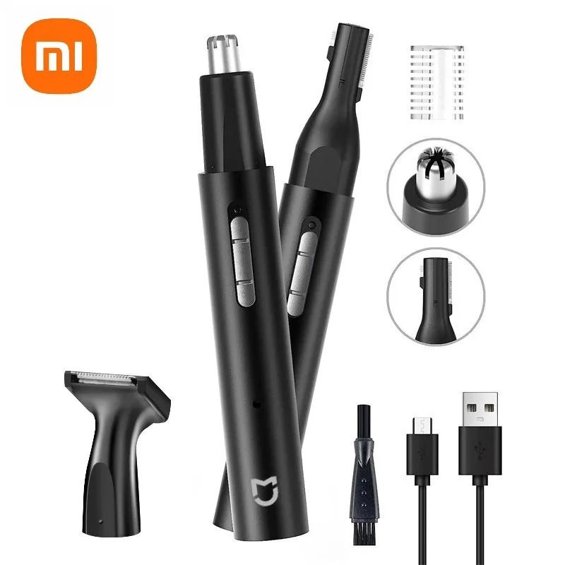 3-in-1 Electric Nose Ear and Eyebrow Hair Trimmer for Men