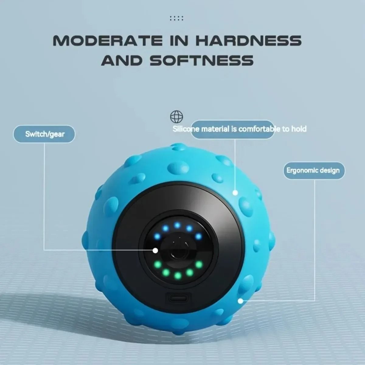 Electric Vibration Massage Ball For Foot Body And Fitness Recovery 2