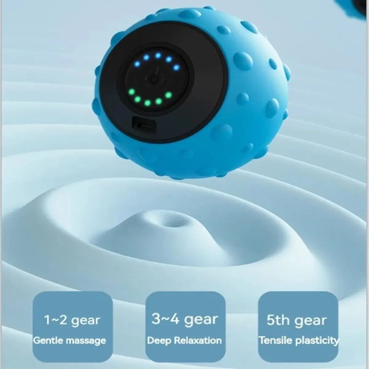 Electric Vibration Massage Ball For Foot Body And Fitness Recovery 3
