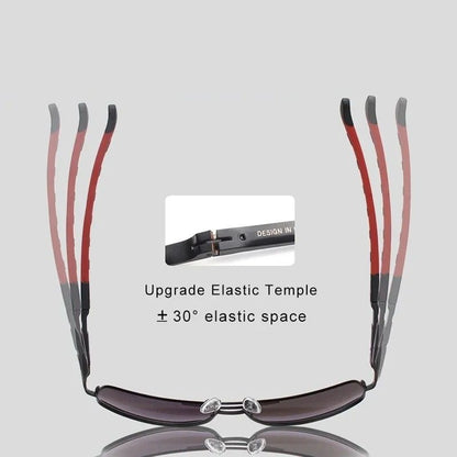 Luxury Retro Aluminum Frame Sunglasses 3