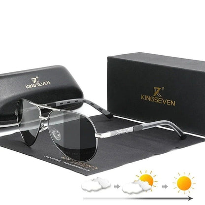 Luxury Retro Aluminum Frame Sunglasses 12