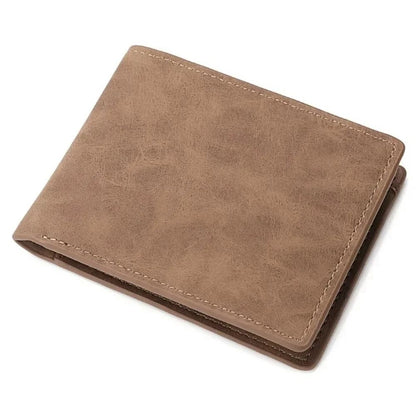 Mens Slim Cowhide Leather Wallet 8