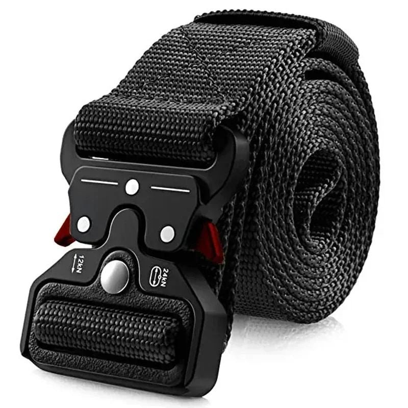 Tactical Canvas Survival Belt for Men