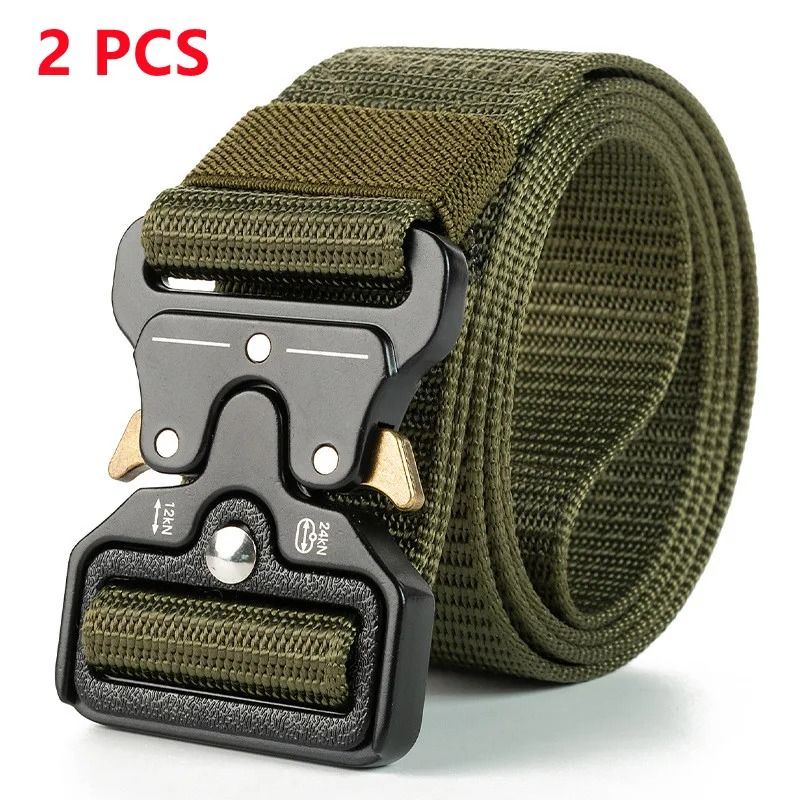 Tactical Canvas Survival Belt For Men 17