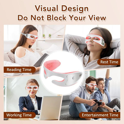 Vibration Eye Massager With LED Light Therapy For Dark Circles Fatigue And AntiAging Eye Care 5