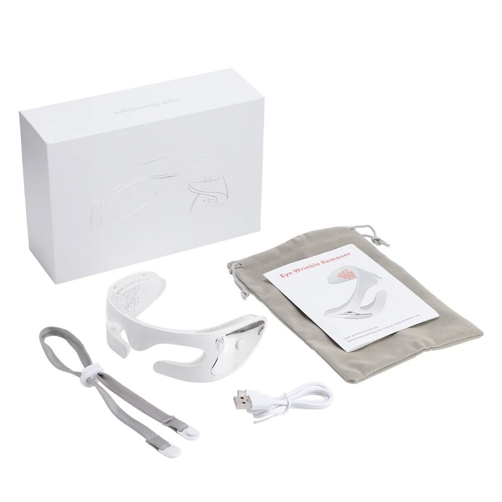 Vibration Eye Massager With LED Light Therapy For Dark Circles Fatigue And AntiAging Eye Care 6