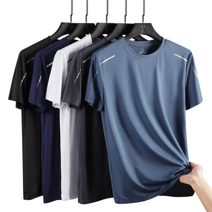 CHRLCK Quick-Dry Men's Outdoor Performance T-Shirt – Breathable Running, Hiking & Fishing Tee