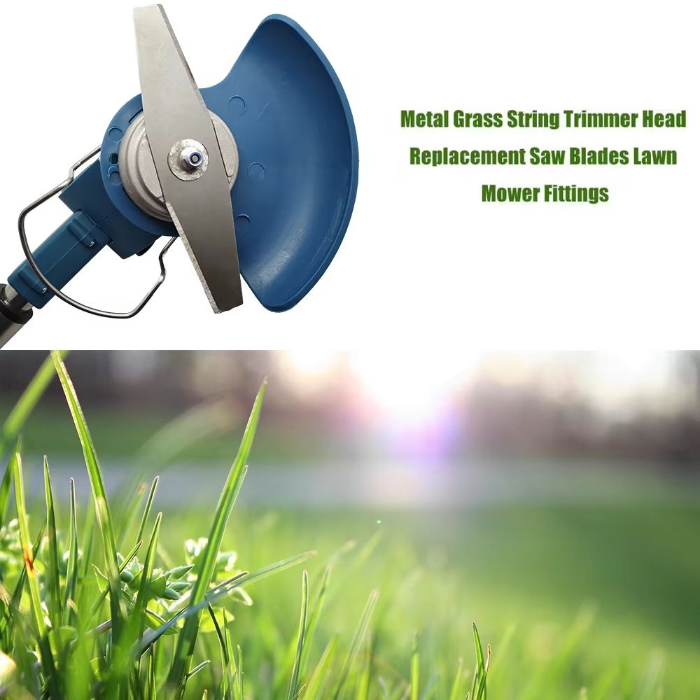 HeavyDuty 150mm Metal Trimmer Blades  Replacement Saw Blades For Grass Cutter  Lawn Mower 4