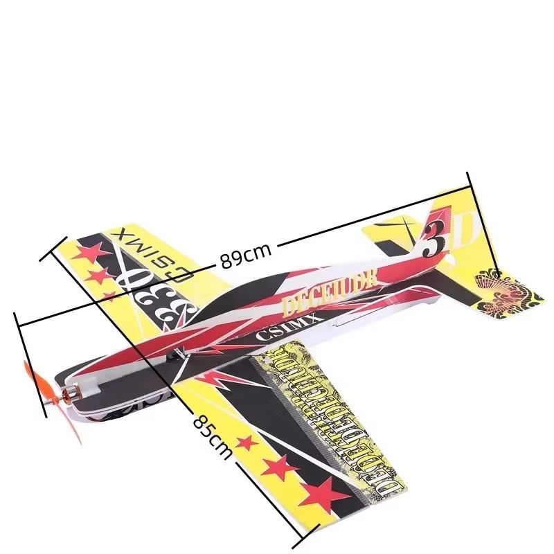 3D Mercury FixedWing RC Airplane Kit  Aerobatic DIY Remote Control Plane For Advanced Flying 3