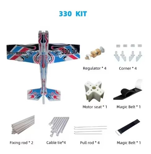 3D Mercury FixedWing RC Airplane Kit  Aerobatic DIY Remote Control Plane For Advanced Flying 6