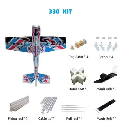 3D Mercury FixedWing RC Airplane Kit  Aerobatic DIY Remote Control Plane For Advanced Flying 6