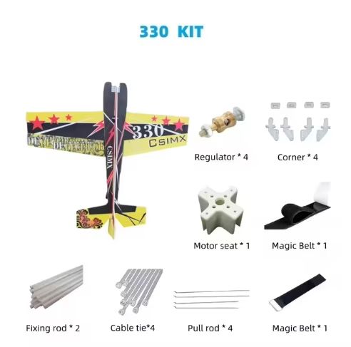 3D Mercury FixedWing RC Airplane Kit  Aerobatic DIY Remote Control Plane For Advanced Flying 7