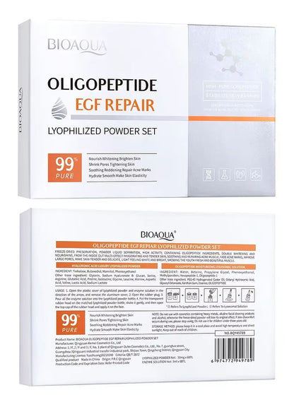 BIOAQUA Oligopeptide Skin Repair FreezeDried Essence Set  Moisturizing Hyaluronic Acid Serum For Se 5