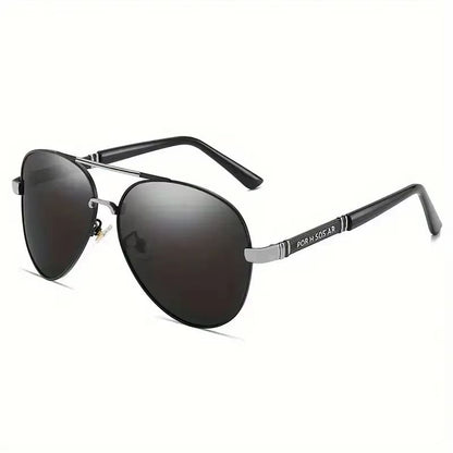 Mens Metal Frame UV400 Polarized Sunglasses  Premium Driving  Fishing Shades 9