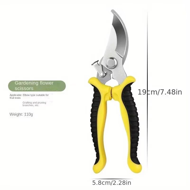 Stainless Steel Professional Gardening Shears  HeavyDuty Pruning Tool For Branches Flowers  Fruit T 4
