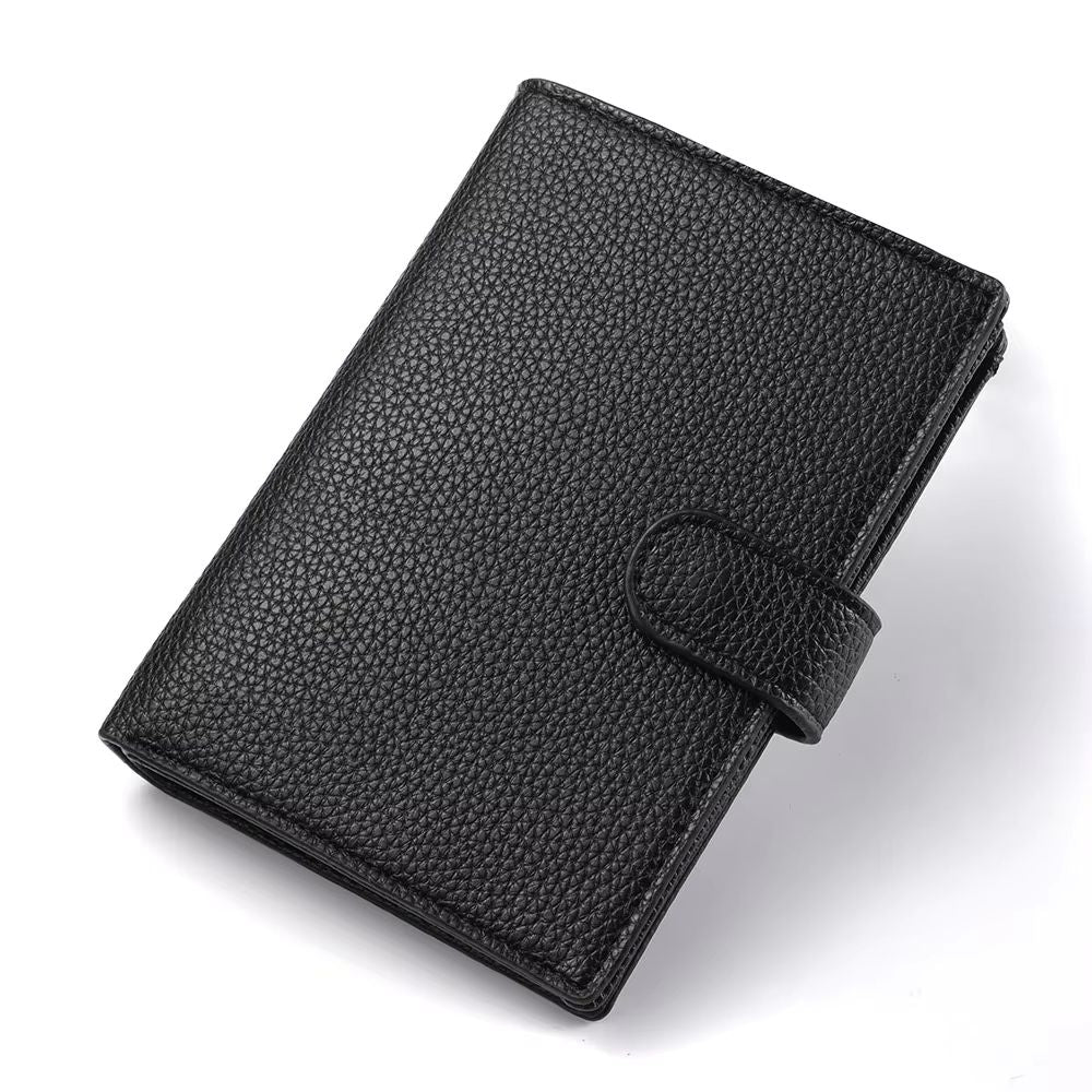 Mens Travel Passport Wallet  MultiFunction Organizer With Card Slots Coin Pocket  Secure Zipper Des 11