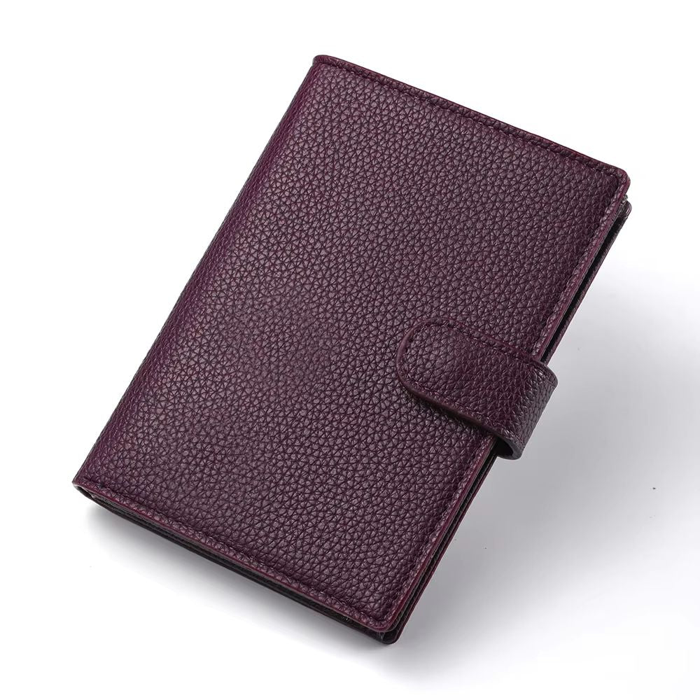 Mens Travel Passport Wallet  MultiFunction Organizer With Card Slots Coin Pocket  Secure Zipper Des 12