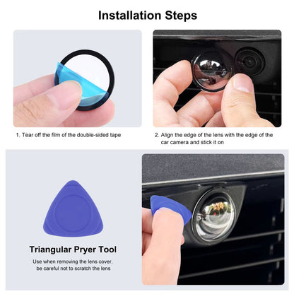 Premium Front Bumper Camera Lens Guard For Tesla Cybertruck 2025  Model Y Juniper  Model S  3  Ultr 5