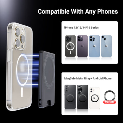 Magnetic Case Ultrathin iPhone, For MagSafe Wallet Card Holder, Magnet Slot Card Holder with Strong Adsorption