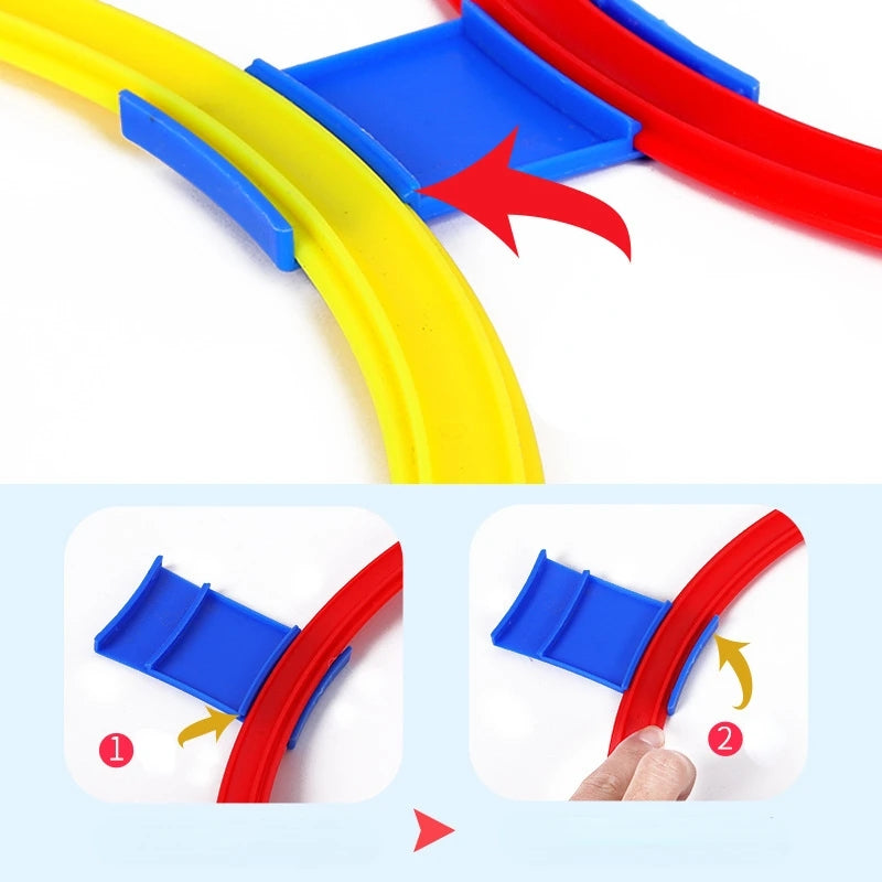 Outdoor Kids Funny Physical Training Toys,Sport Lattice Jump Ring Game,10Hoops with 10Connectors for Park Play Boys girl