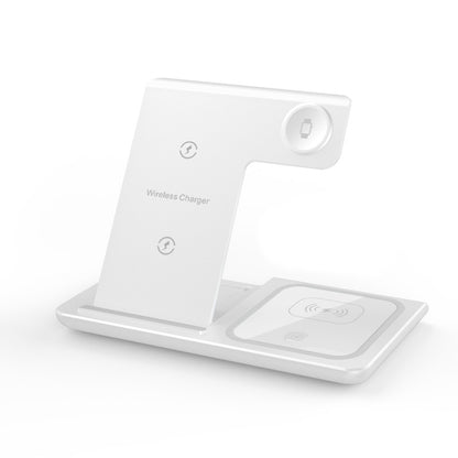 3 in 1 Foldable Charging Station, 30W LED Fast Wireless Charger Stand for iPhone Apple Watch 9 8 7 6 5 AirPods Pro