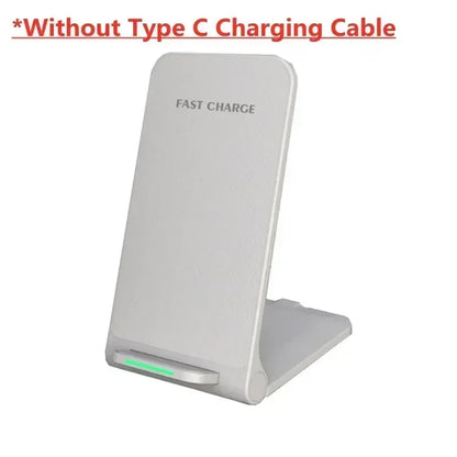 Wireless Charger Foldable Fast Charging Station Desktop Stand For IPhone Samsung Xiaomi 5