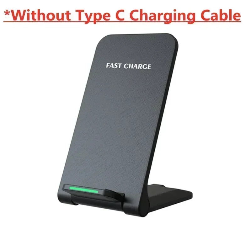 Wireless Charger Foldable Fast Charging Station Desktop Stand For IPhone Samsung Xiaomi 6