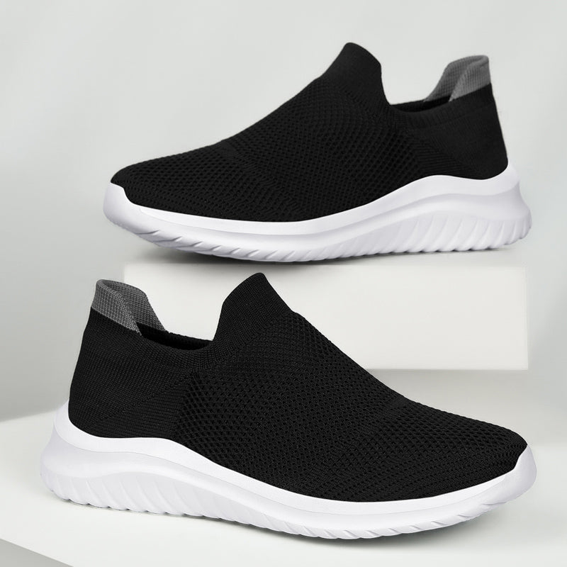 Lightweight Unisex SlipOn Sneakers Soft Sole Running Shoes For Men  Women Casual Walking Loafers 3