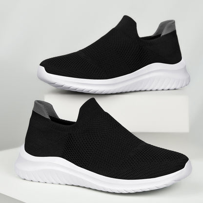 Lightweight Unisex SlipOn Sneakers Soft Sole Running Shoes For Men  Women Casual Walking Loafers 3