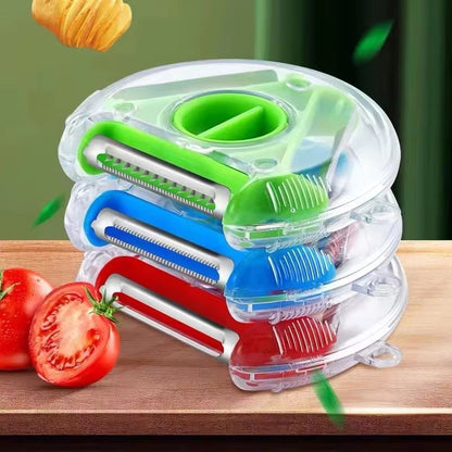 Magic Trio 3in1 Peeler Set  MultiFunction Vegetable Peeler Julienne Cutter  Grater 7