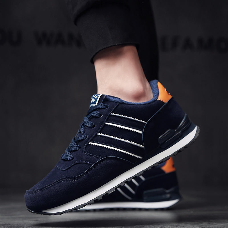 New High Quality Mens Leather Sneakers Breathable Casual Tenis Male Flat Shoes For Autumn  Daily Co 1