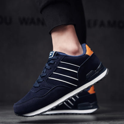 New High Quality Mens Leather Sneakers Breathable Casual Tenis Male Flat Shoes For Autumn  Daily Co 1