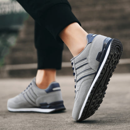 New High Quality Mens Leather Sneakers Breathable Casual Tenis Male Flat Shoes For Autumn  Daily Co 2